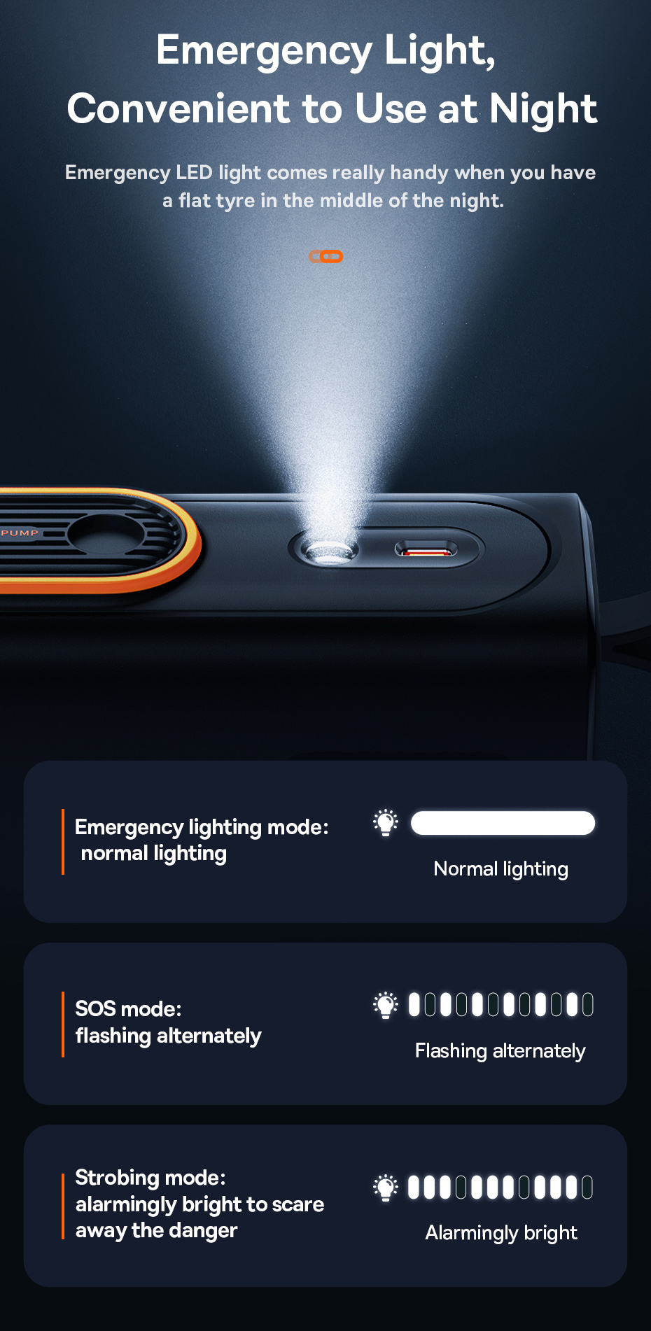 Avtomobilnyi kompressor Baseus Mega Energy Pump Dual Cylinder Wireless Inflator CRNL060001 Фото №14