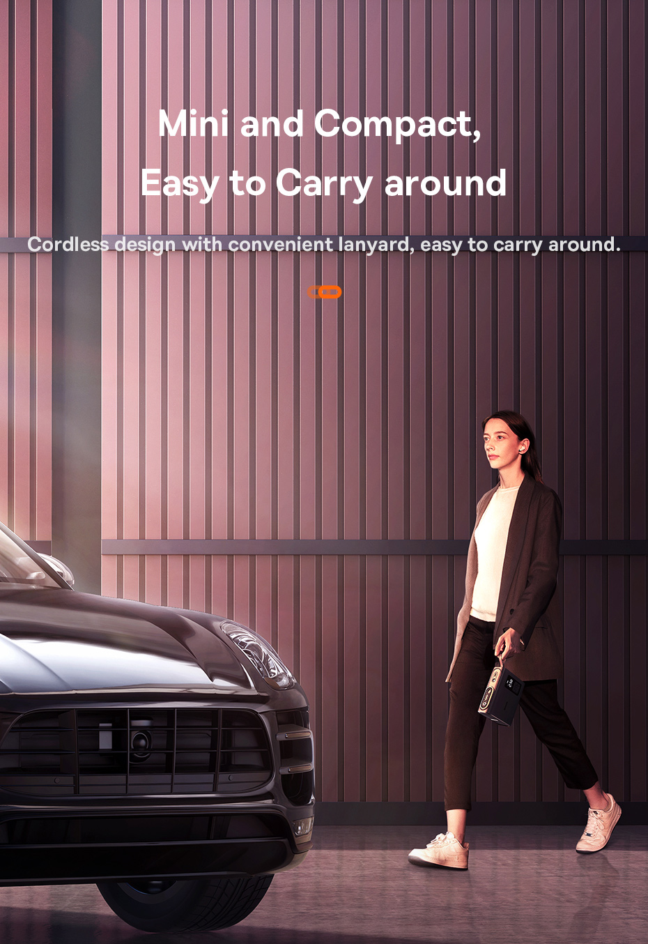 Avtomobilnyi kompressor Baseus Mega Energy Pump Dual Cylinder Wireless Inflator CRNL060001 Фото №8