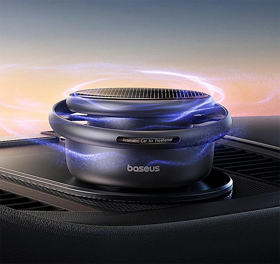 Автопарфуми на сонячній енергії Baseus Solar Momentum | Працює без батарейок BS-CX008 (C20363000111-00) Фото №1