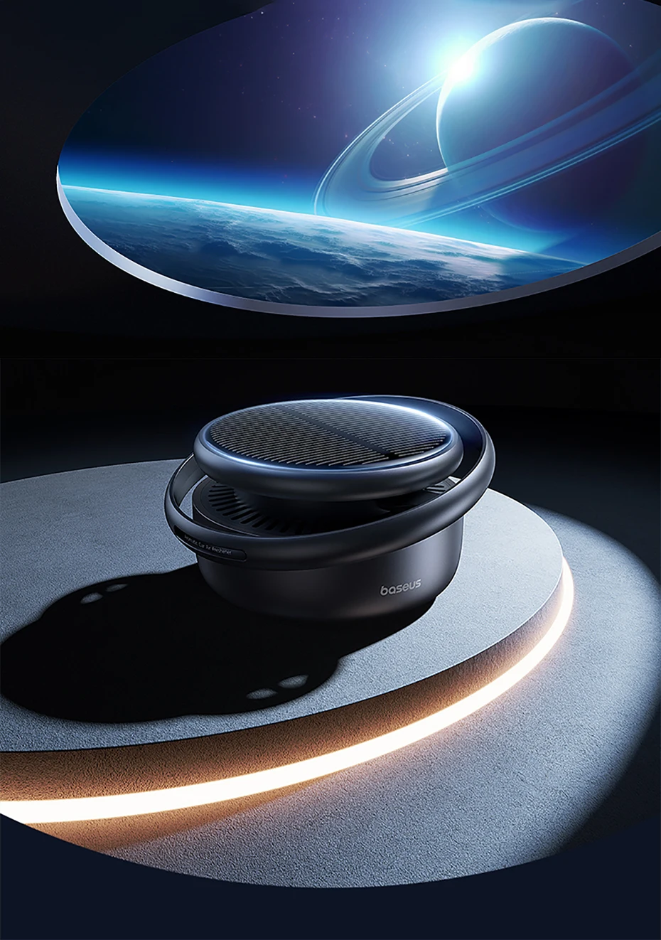 Автопарфуми на сонячній енергії Baseus Solar Momentum | Працює без батарейок BS-CX008 (C20363000111-00) Фото №12