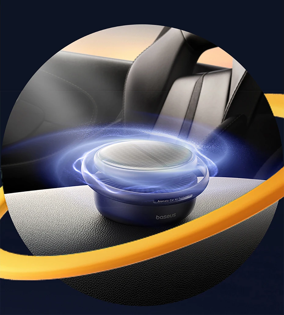 Автопарфуми на сонячній енергії Baseus Solar Momentum | Працює без батарейок BS-CX008 (C20363000111-00) Фото №4