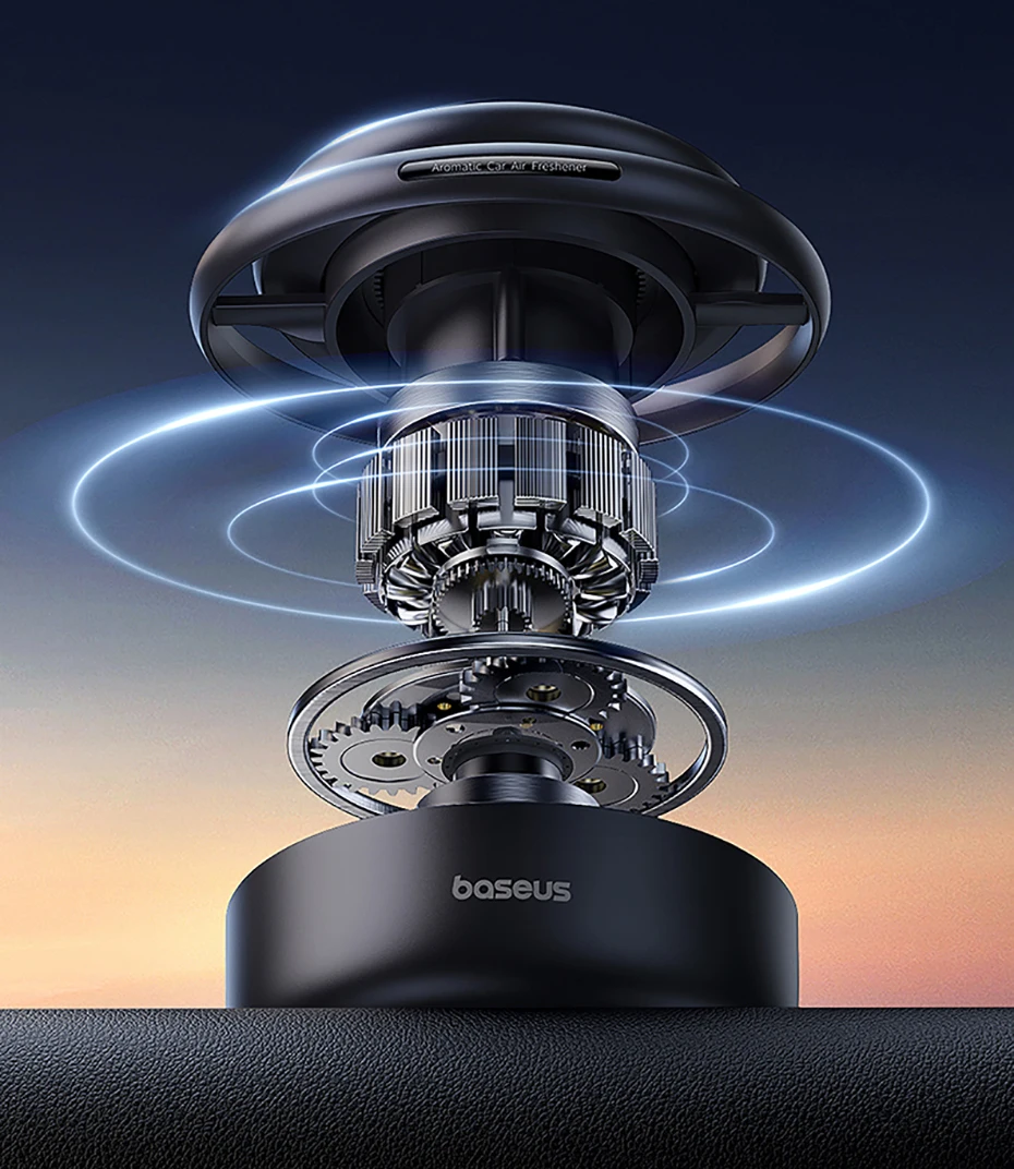 Автопарфуми на сонячній енергії Baseus Solar Momentum | Працює без батарейок BS-CX008 (C20363000111-00) Фото №5