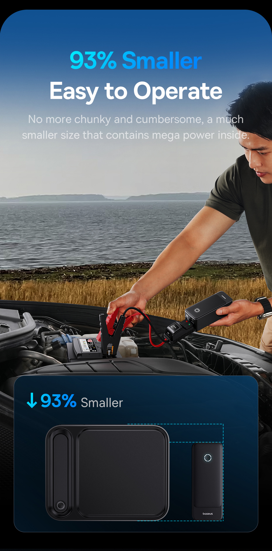 Super Energy Alpha Series Jump Starter 600A (C00259200121-00) EAN: 6932172635909 Изображение #4 Super Energy Alpha Series Jump Starter 600A (C00259200121-00) EAN: 6932172635909 Фото №4