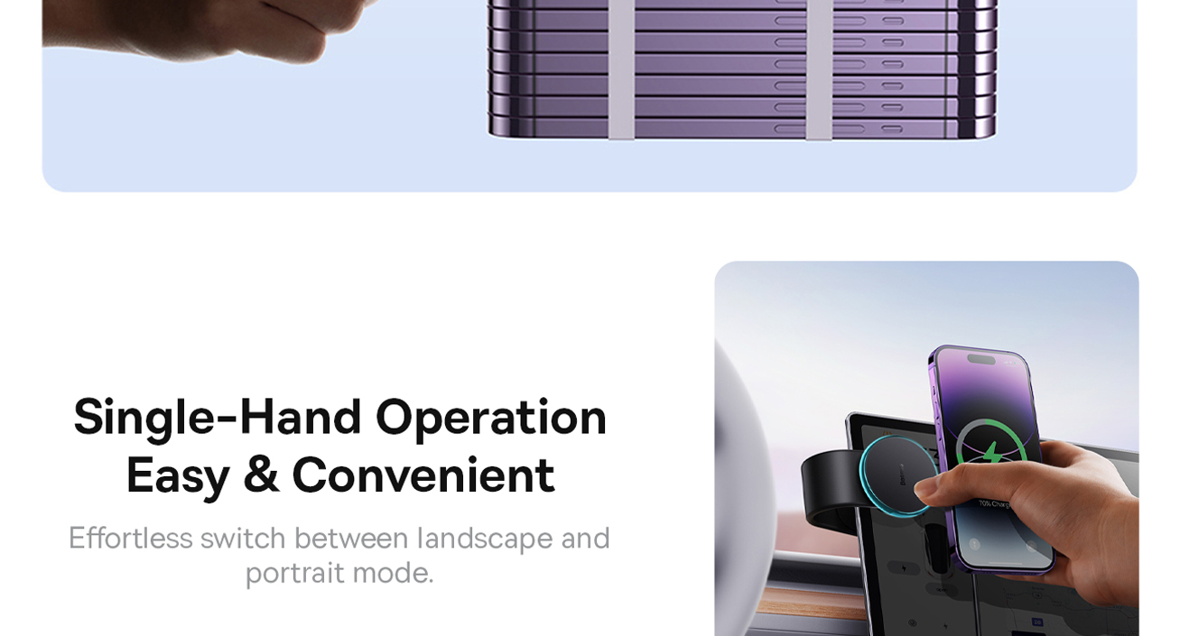 MagSafe Baseus C02 Pro Series Magnetic Wireless Charger & Phone Stand (C40156000111-00) Фото №5