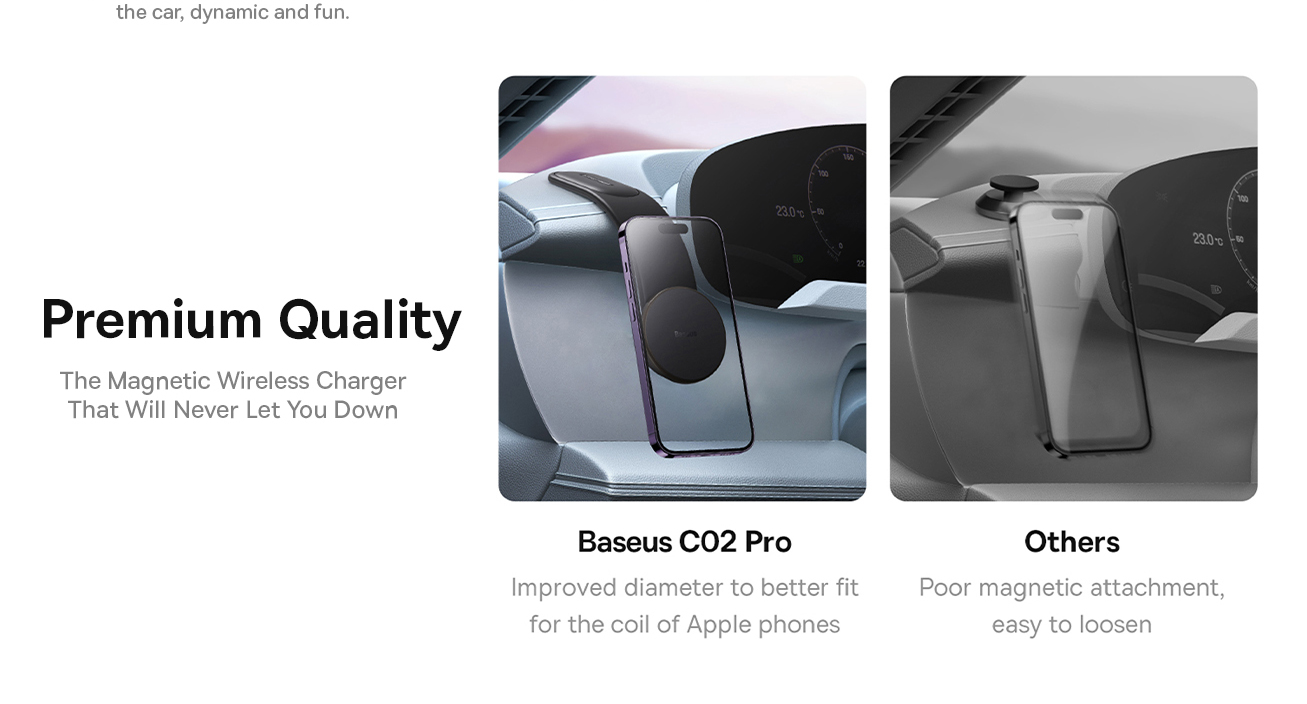 MagSafe Baseus C02 Pro Series Magnetic Wireless Charger & Phone Stand (C40156000111-00) Фото №7