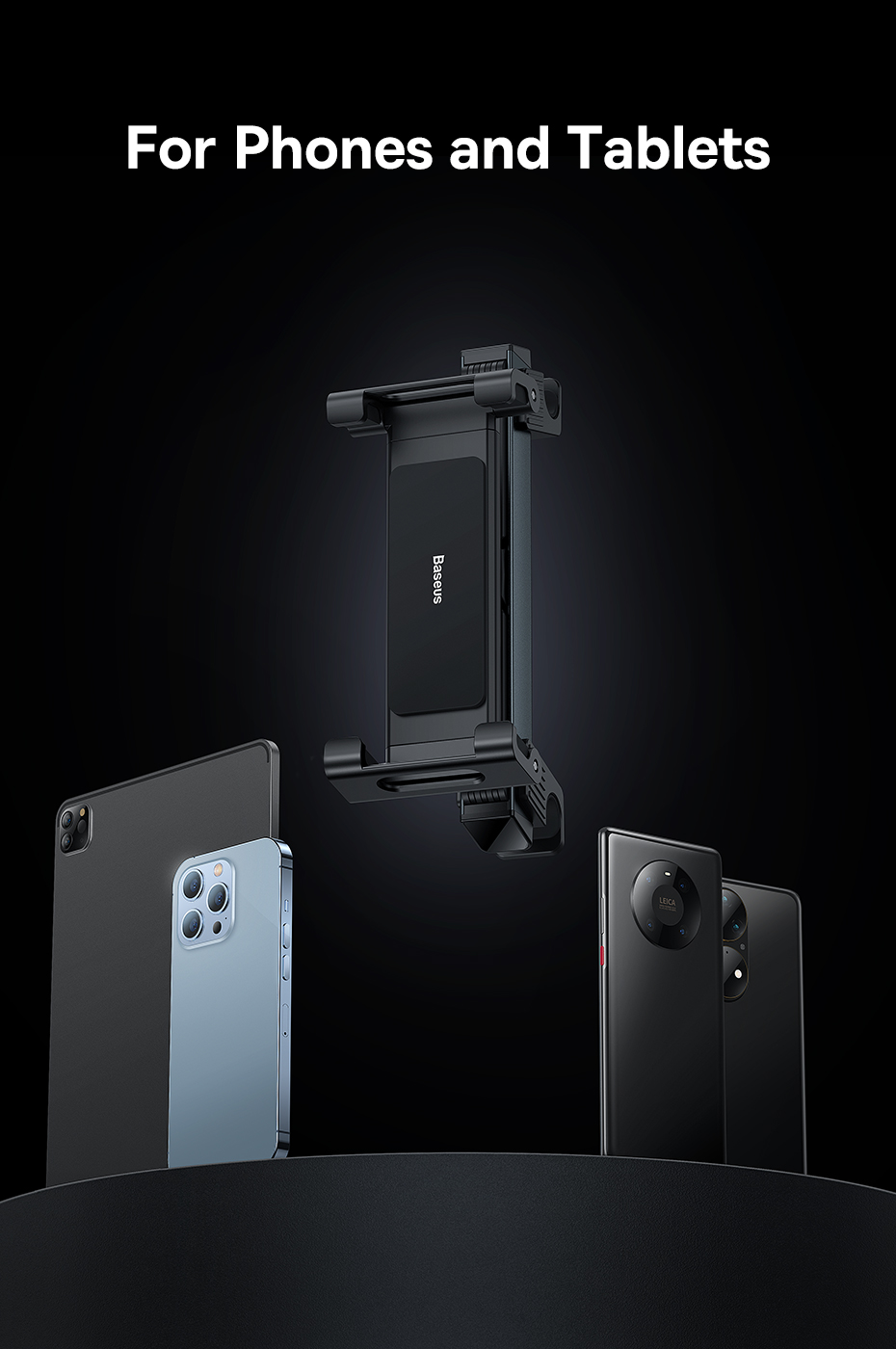 Держатель для планшета в авто Baseus JoyRide Pro Backseat Car Mount 4.7-12.3 дюйма SUTQ000001 BS-CZ009 Фото №13