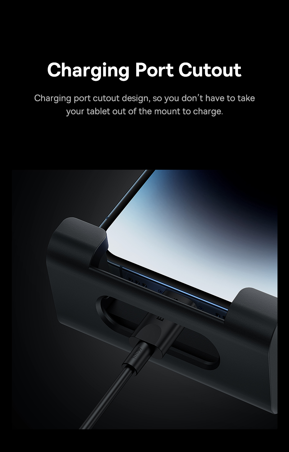 Держатель для планшета в авто Baseus JoyRide Pro Backseat Car Mount 4.7-12.3 дюйма SUTQ000001 BS-CZ009 Фото №18