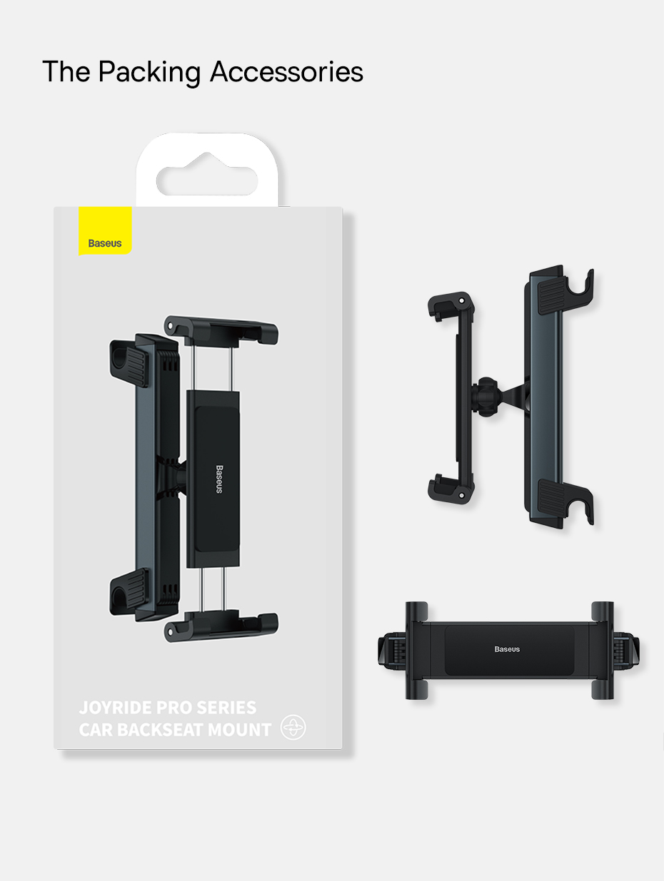 Держатель для планшета в авто Baseus JoyRide Pro Backseat Car Mount 4.7-12.3 дюйма SUTQ000001 BS-CZ009 Фото №21