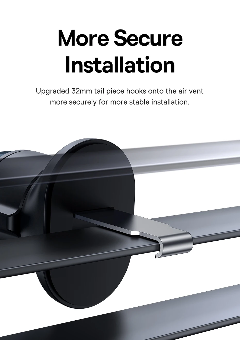 Автомобільний магнітний тримач Baseus MagPro Series (C40161200121-00) | Сумісний з MagSafe Фото №5