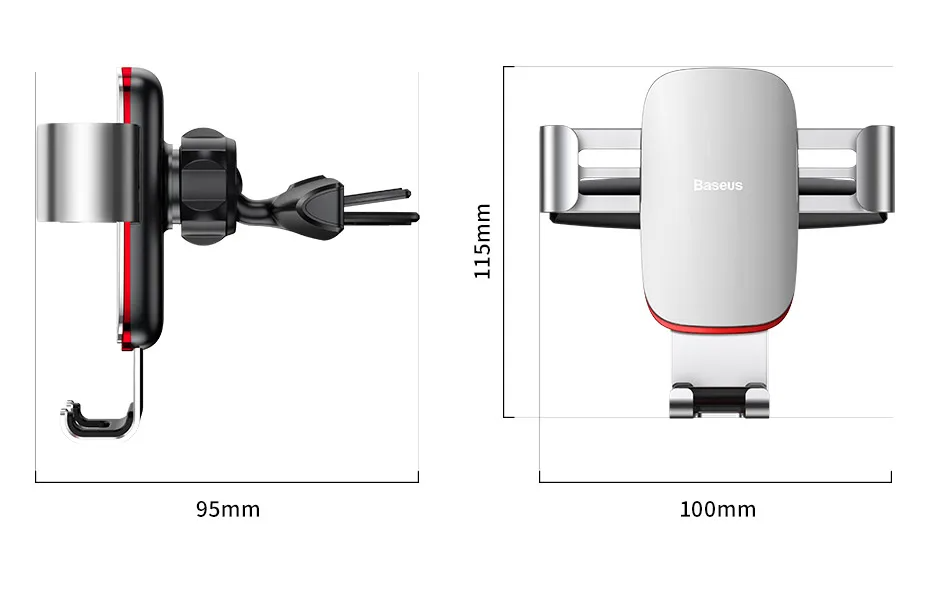 Metal Age Gravity Car Mount CD Version Black (SUYL-J01) Фото №14