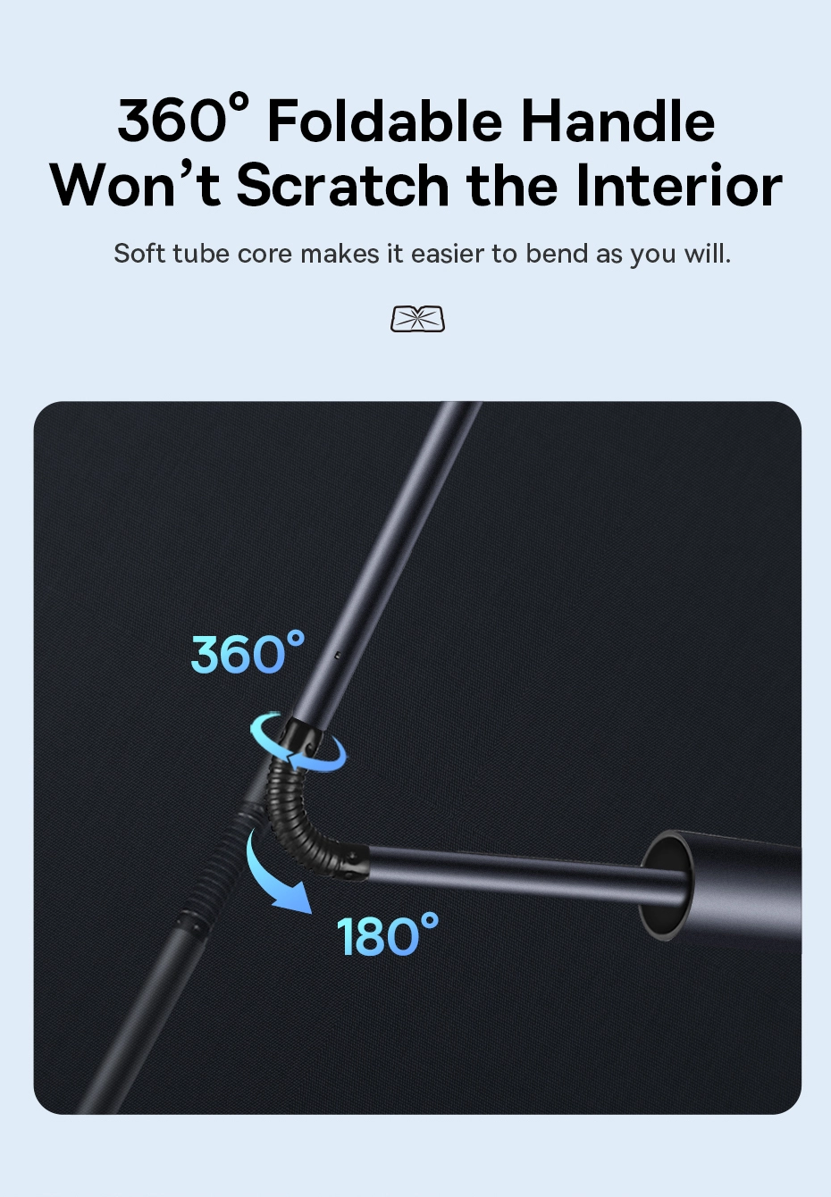 Baseus CoolRide Windshield Sun Shade Umbrella Lite Small (CRKX000001) Фото №12