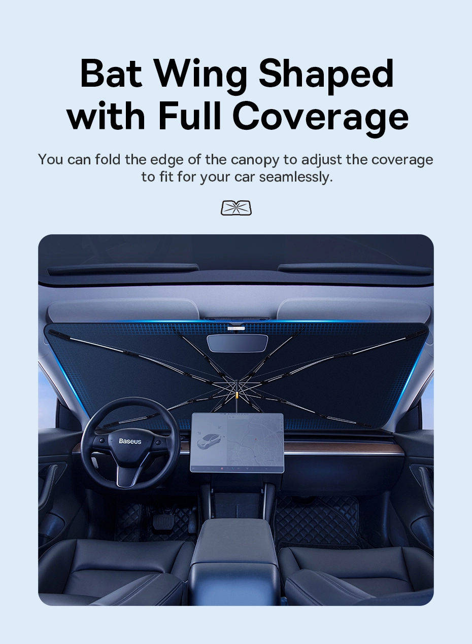Baseus CoolRide Windshield Sun Shade Umbrella Lite Small (CRKX000001) Фото №9