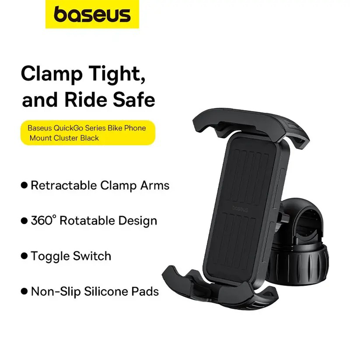 Baseus QuickGo Series Bike Phone Mount |5.7-7.2