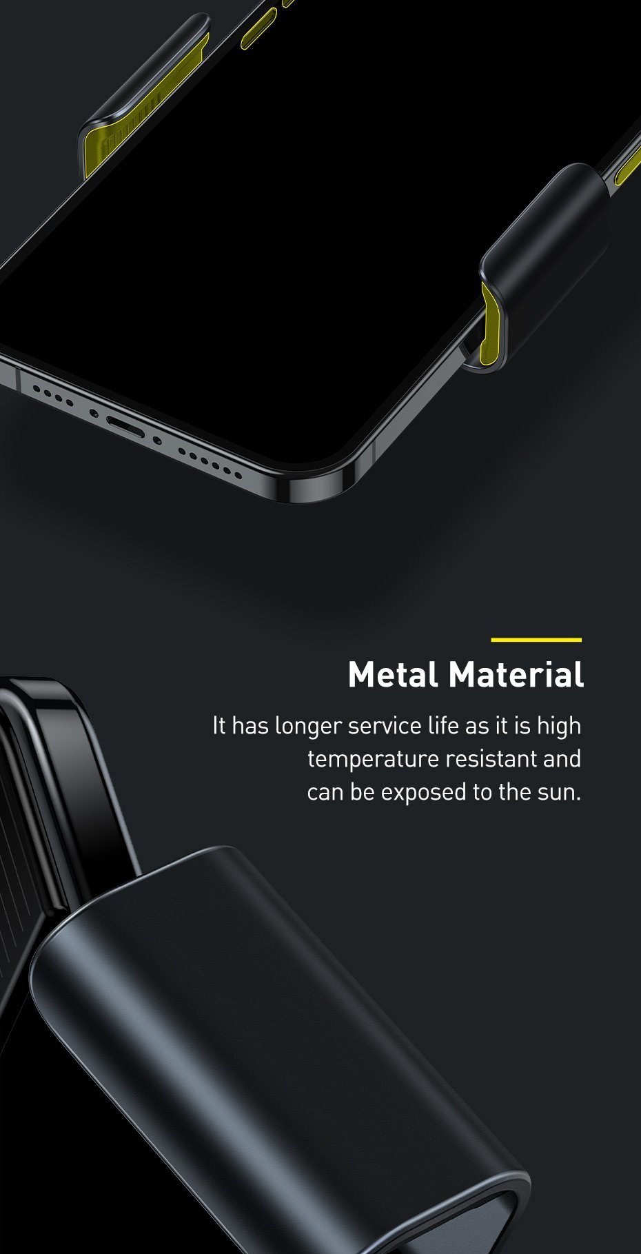 Baseus electric bicycle smartphone holder with built-in solar panel 150mAh black (SUZG010001) Фото №11