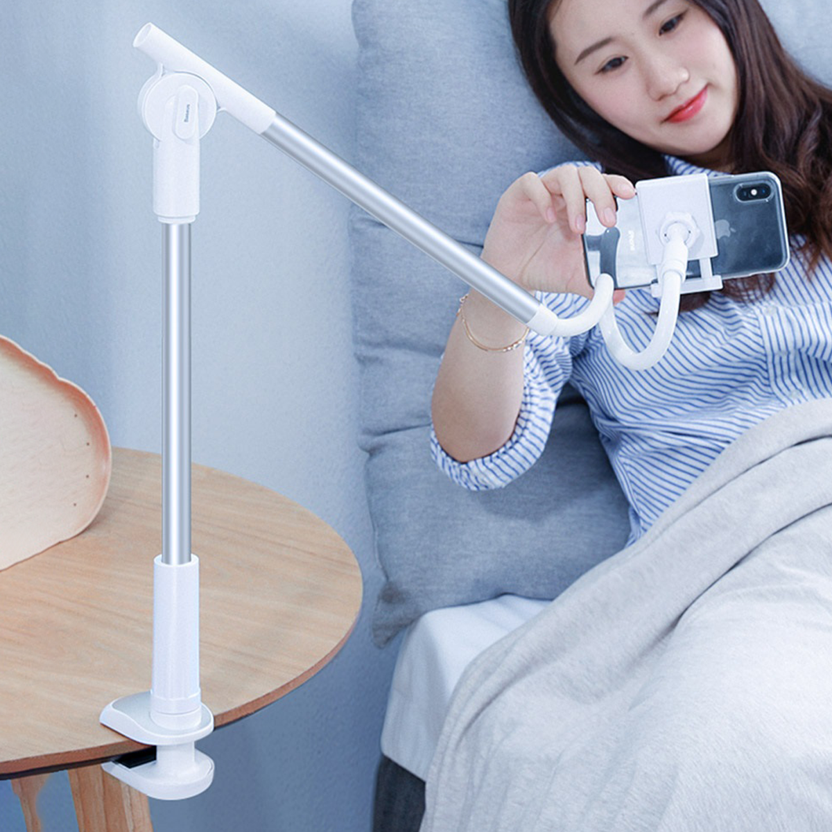 Регулируемый держатель для планшета Baseus Unlimited Adjustment Lazy Phone Holder (SULR-0S) Baseus Unlimited - новый уровень комфорта!