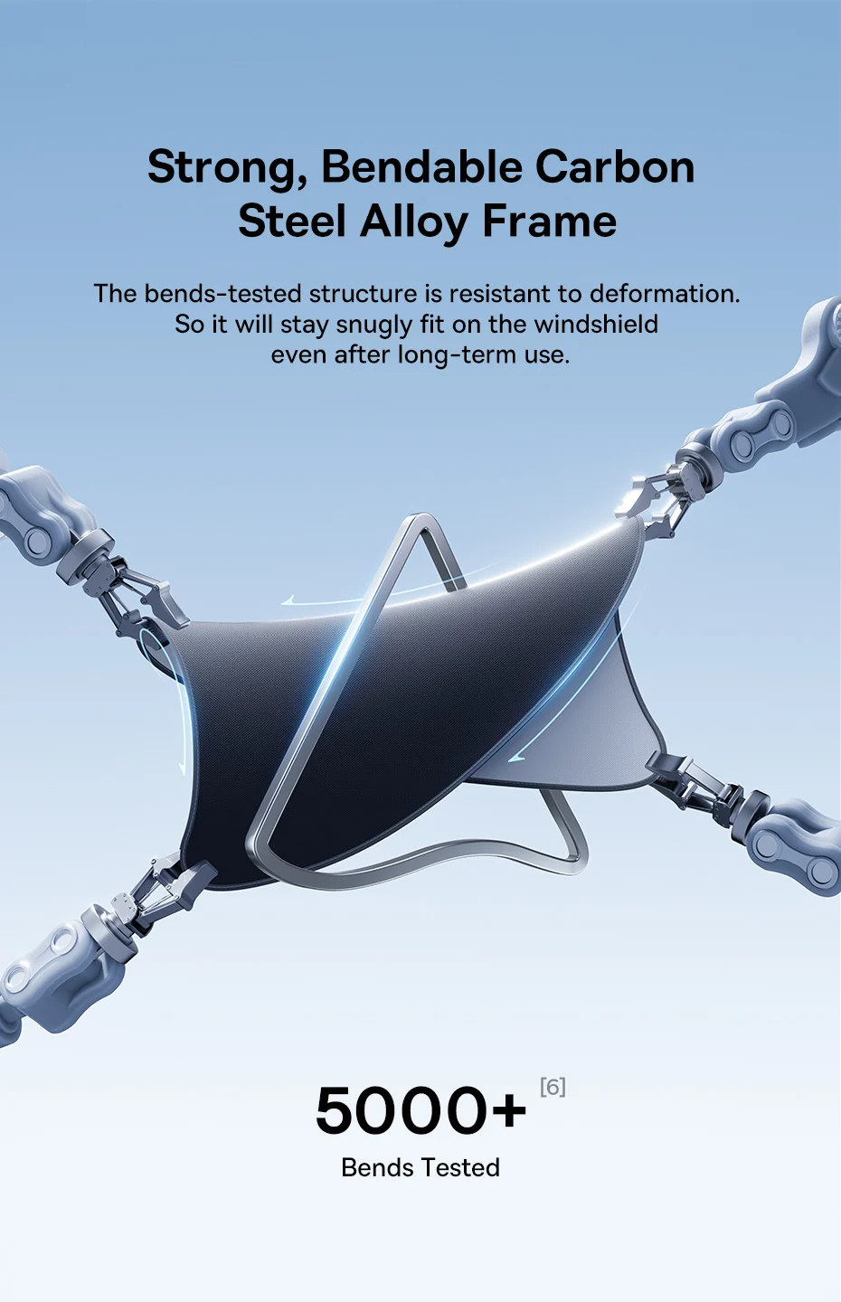 Baseus GoTrip DT1 Car Sunshade Windshield Cover 150x80 см (BC-CN021) Фото №13