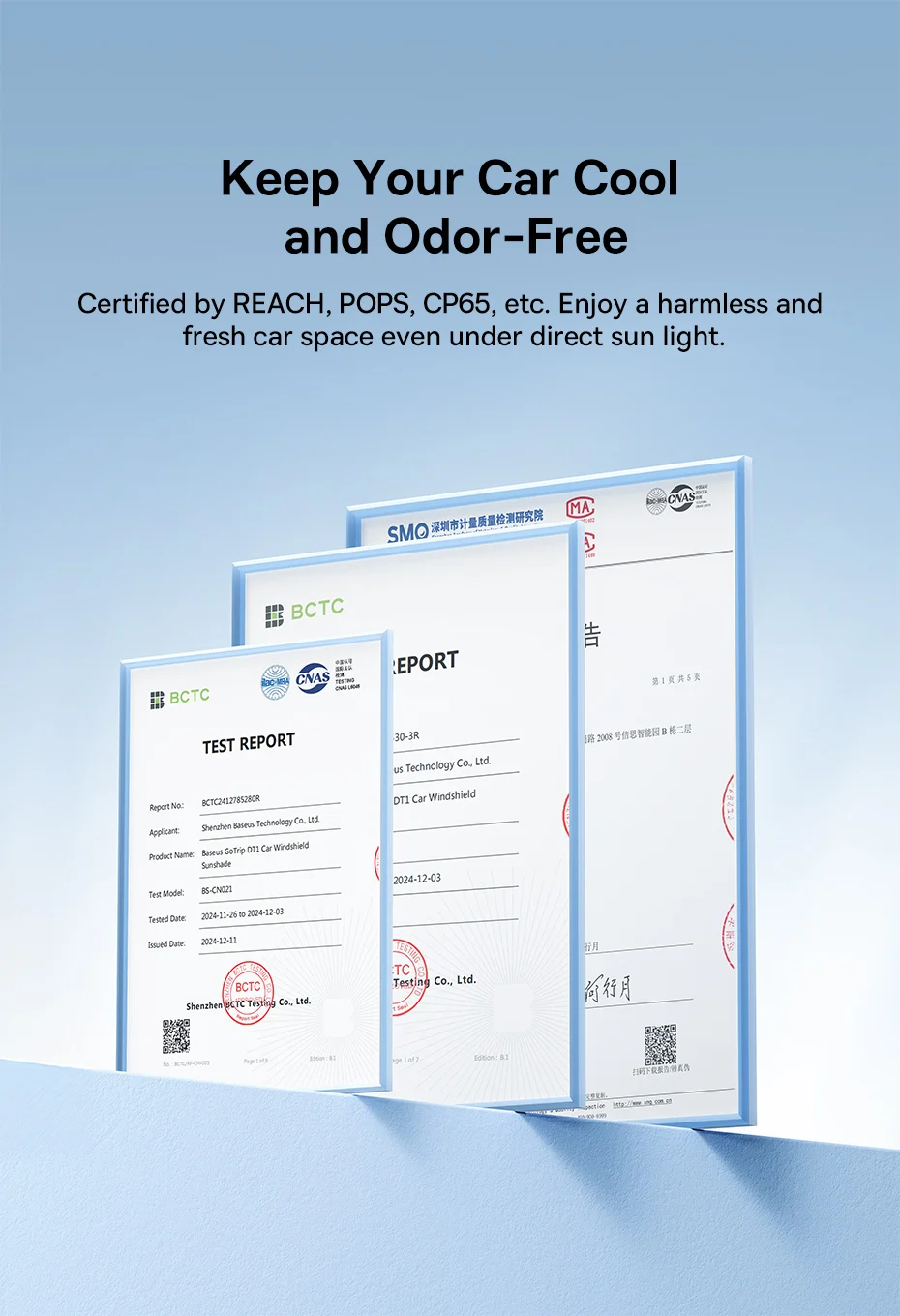 Baseus GoTrip DT1 Car Sunshade Windshield Cover 150x80 см (BC-CN021) Фото №14