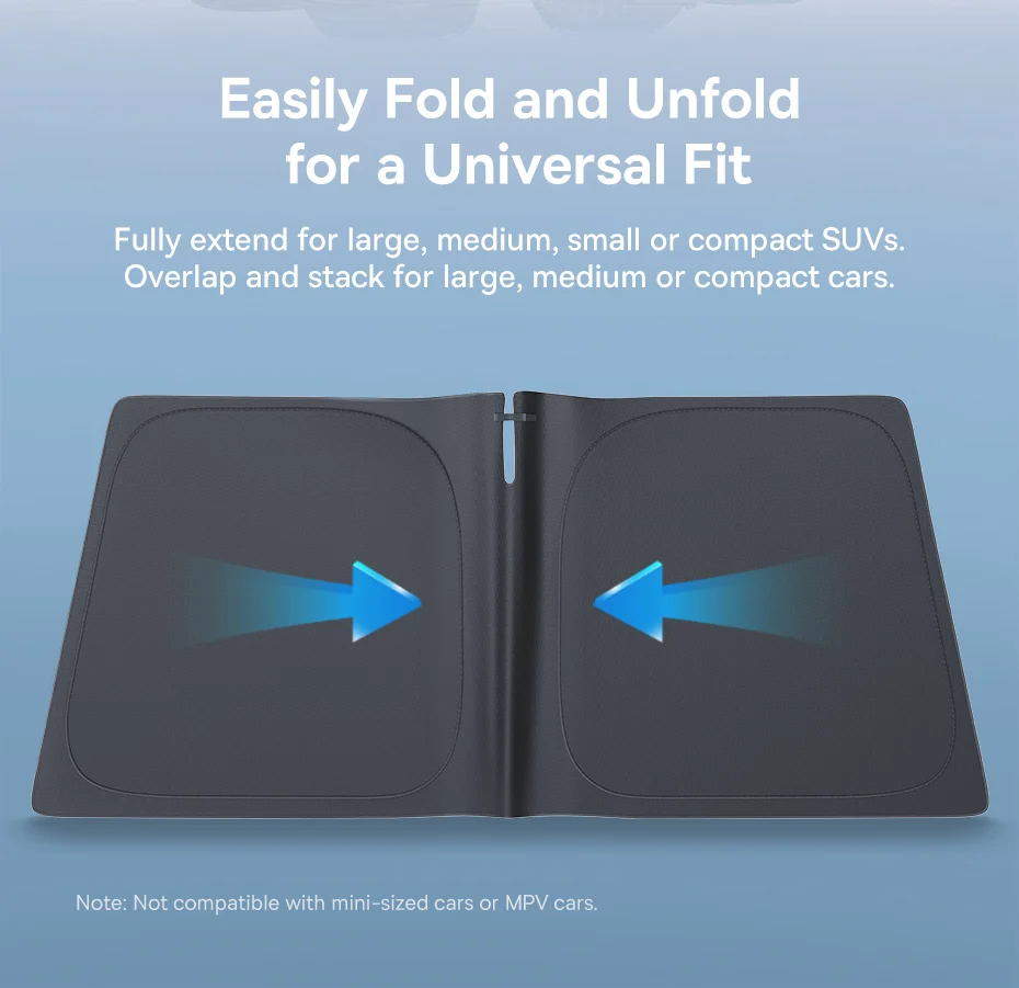 Baseus GoTrip DT1 Car Sunshade Windshield Cover 150x80 см (BC-CN021) Фото №9