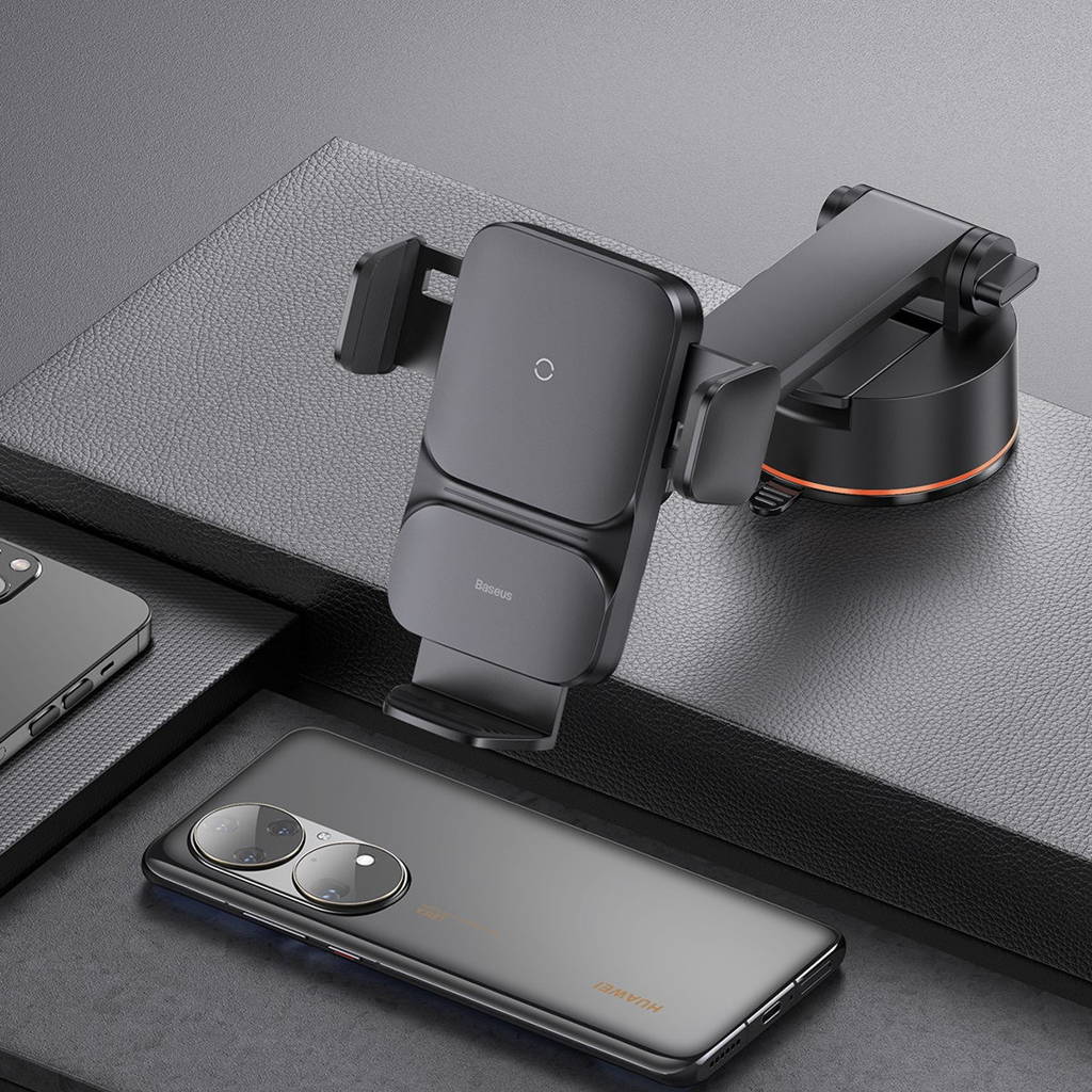 Baseus Wisdom Wireless Qi 15W Black автозажим Телефона На торпедо авто Универсальный ViewSonic Motorola