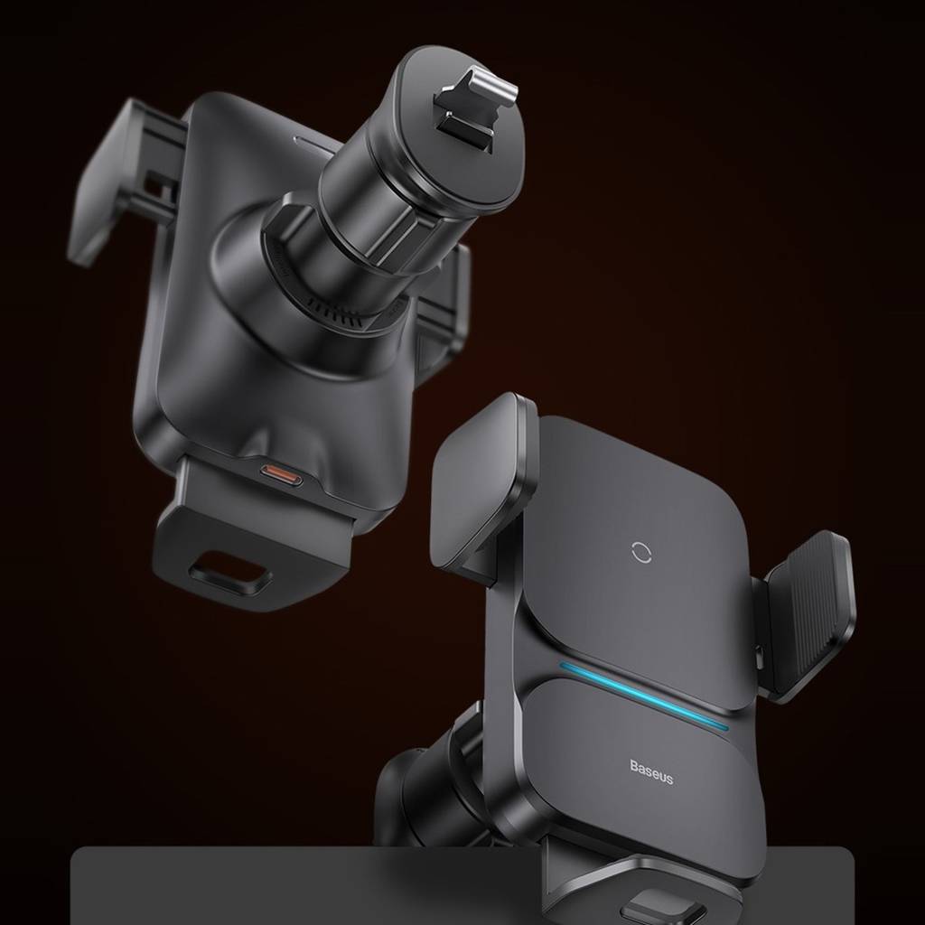 Baseus Wisdom Wireless Qi 15W Black автозажим Телефона На торпедо авто Универсальный ViewSonic Motorola Vertu Samsung Sony Ericsson