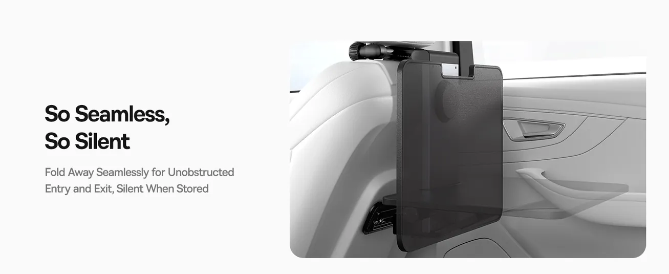 Автомобильный столик органайзер Baseus MagPro Series Versatile Car Mount for Backseat Headrest Фото №13