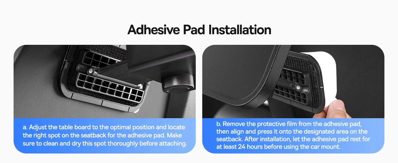 Автомобильный столик органайзер Baseus MagPro Series Versatile Car Mount for Backseat Headrest Фото №16