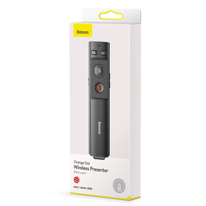 Бездротова указка-презентер BASEUS Orange Dot Wireless Presenter |100m, USB/Type-C Receiver| Фото №8