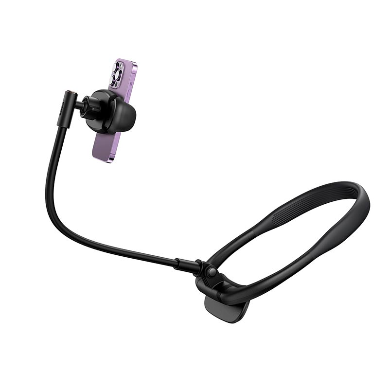 Baseus ComfortJoy Series Neck Phone Holder (LUGB000001) Black Изображение #6 Baseus ComfortJoy Series Neck Phone Holder (LUGB000001) Black Фото №6