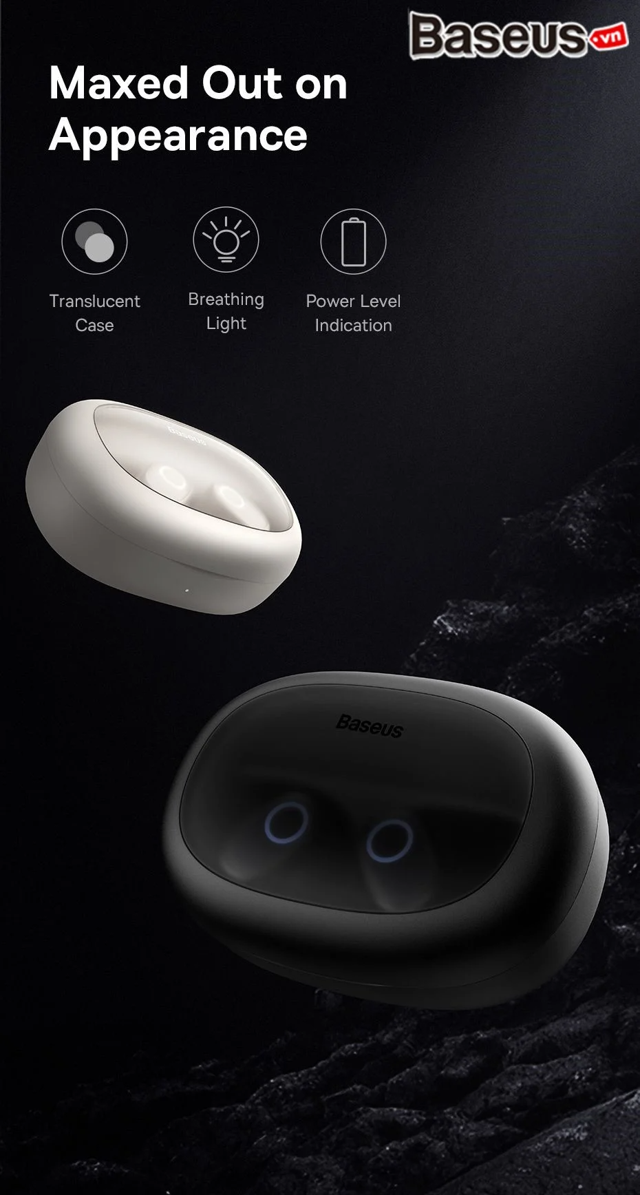 Бездротові навушники Baseus Bowie WM03 BISA TWS BT5.3 true wireless earphones Фото №13