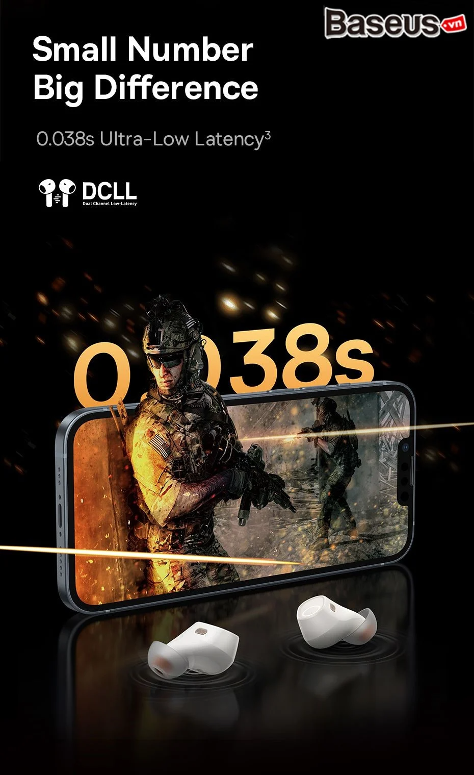 Бездротові навушники Baseus Bowie WM03 BISA TWS BT5.3 true wireless earphones Фото №7