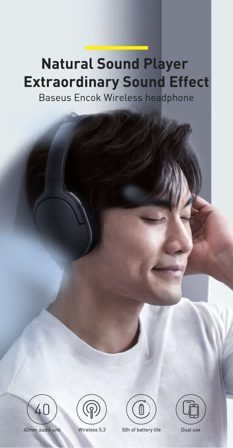 Беспроводные наушники Baseus Encok D02 Pro