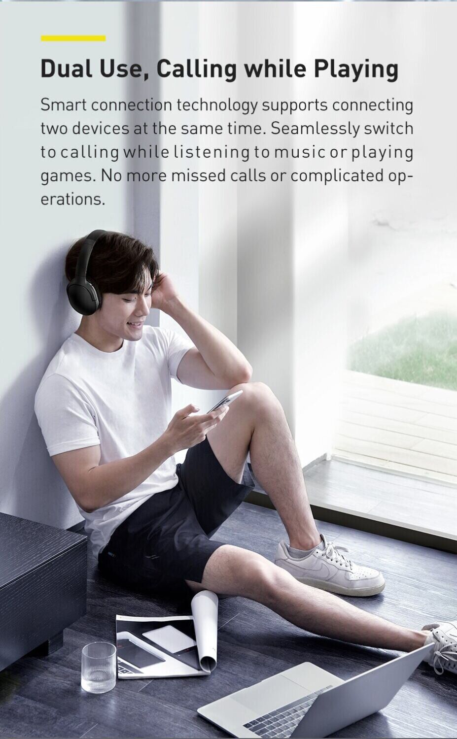 Baseus Encok D02 Pro вид сбоку