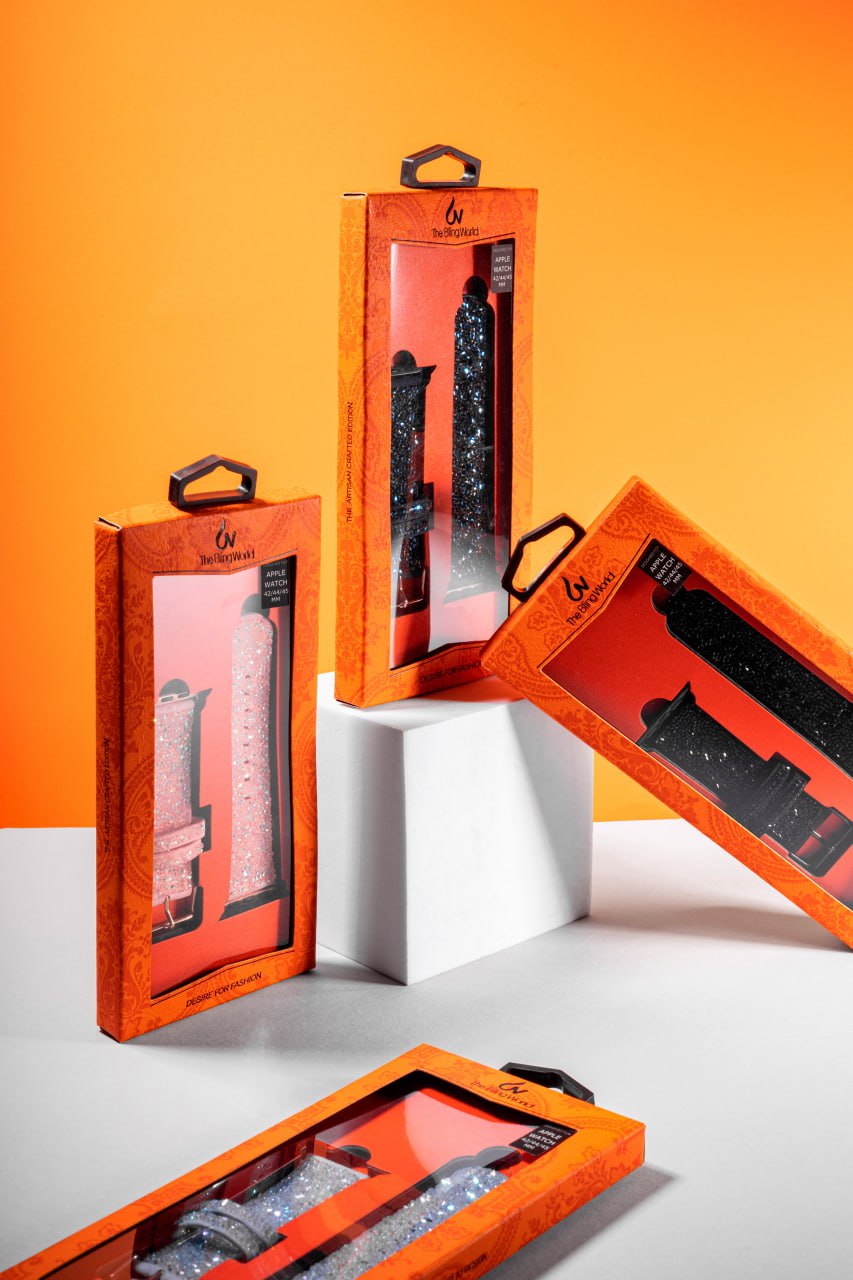 Bling World Rock Diamond Apple Watch Bands Фото №1