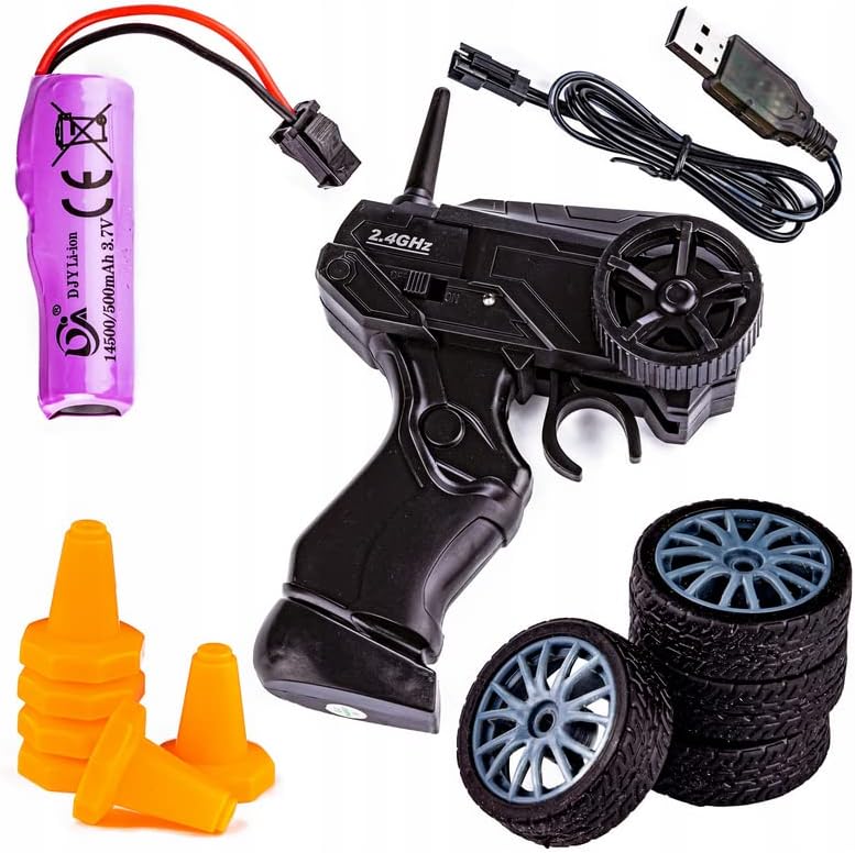 Green Remote Control Car RC Drift Car 1:24 Scale Rally Series Subaru Impreza 4WD Фото №5