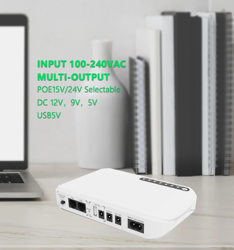 mini UPS SKE POE-632E DC 5V/9V/12V 8800mAh Фото №3