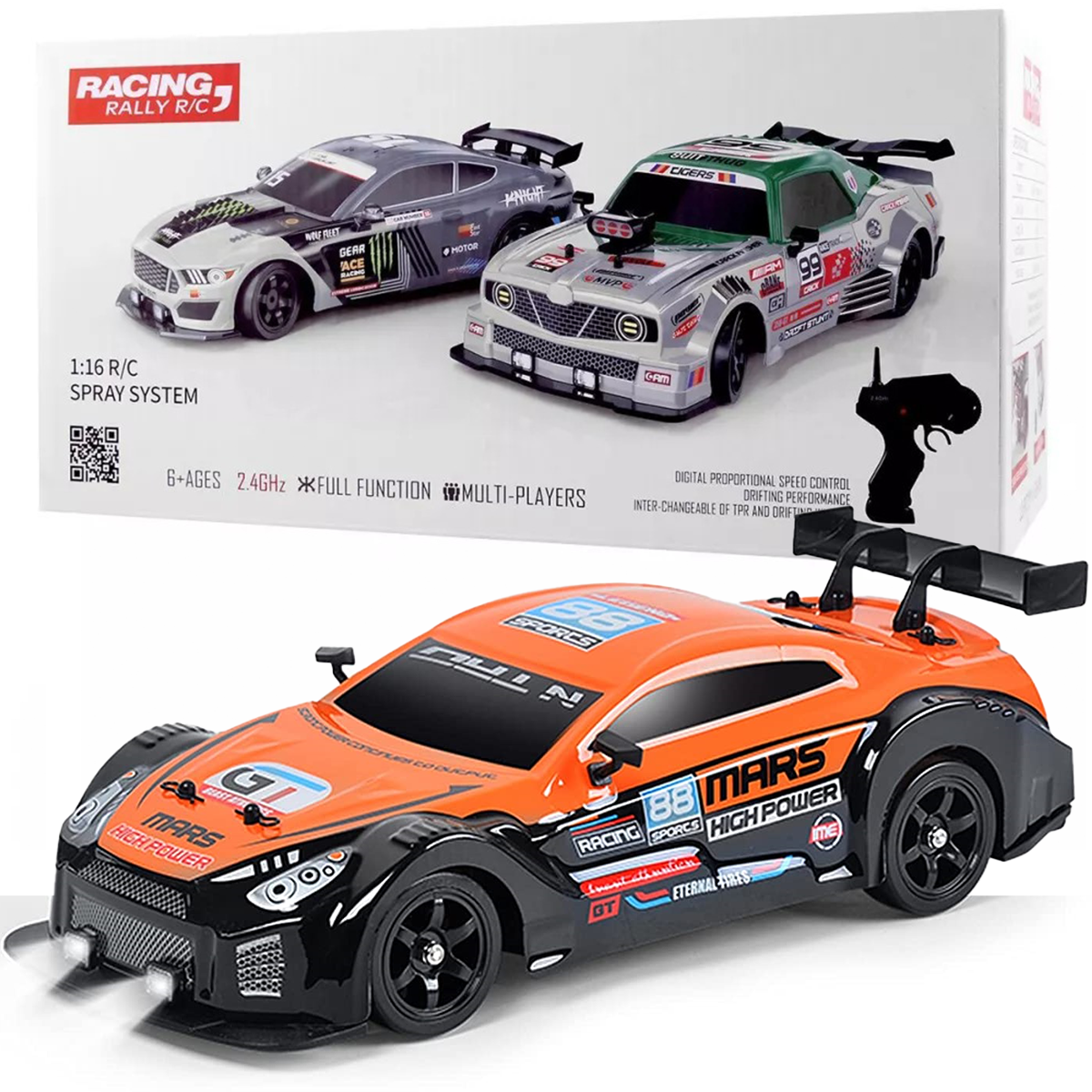 Nissan GT-R GT3 Remote Control Car RC Drift Car 1:16 Scale Фото №12