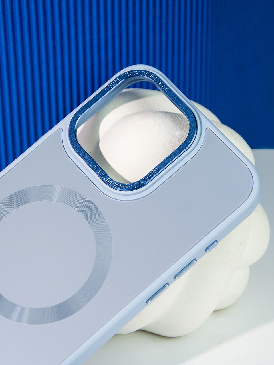 TPU+Glass Sapphire Midnight Open Camera with MagSafe Фото №3