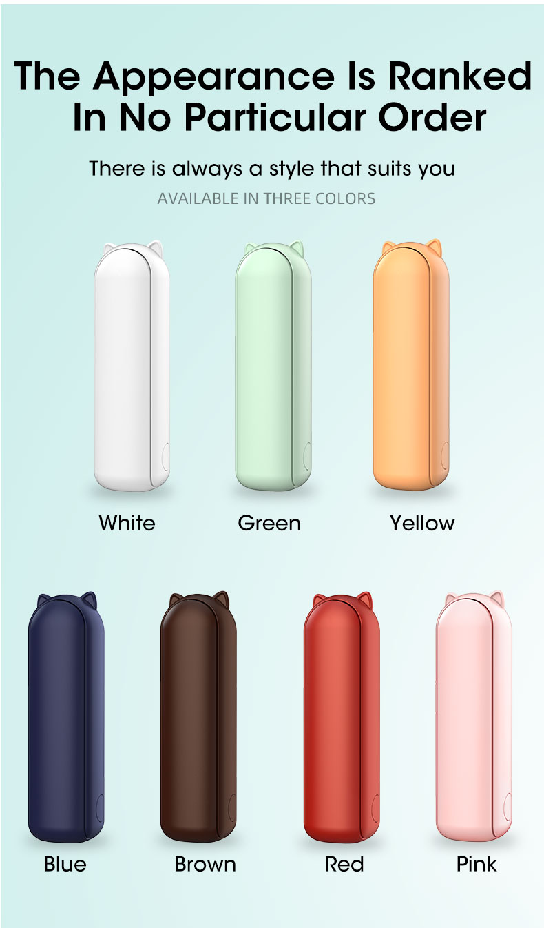 Портативный вентилятор с аккумулятором Portable Small Fan Walking Mobile Air Conditioner Whyte Фото №11