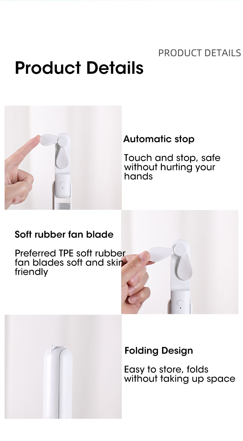 Портативный вентилятор с аккумулятором Portable Small Fan Walking Mobile Air Conditioner Whyte Фото №12