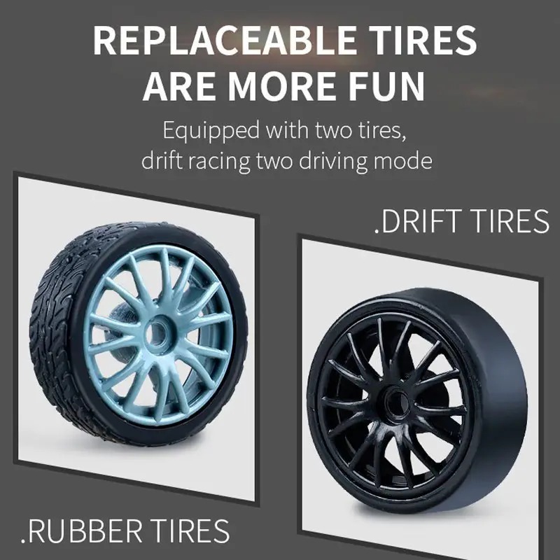 Blue Remote Control Car RC Drift Car 1:24 Scale Rally Series Nissan GT-R 4WD Фото №9