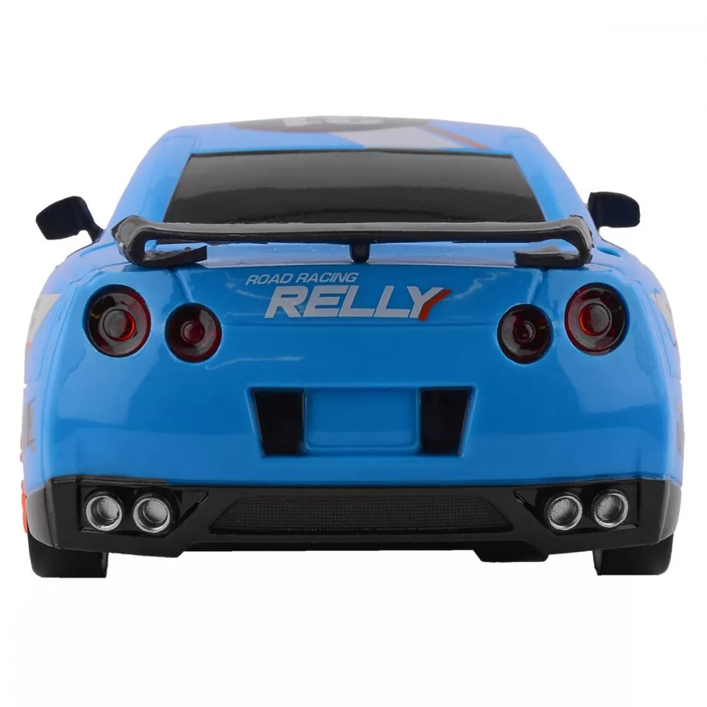 Blue Remote Control Car RC Drift Car 1:24 Scale Rally Series Nissan GT-R 4WD Фото №11