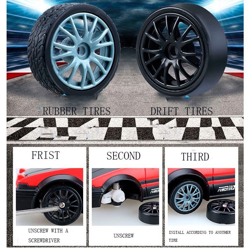 Remote Control Car RC Drift Car 1:24 Scale Rally Series Nissan GT-R GT3 4WD Фото №17