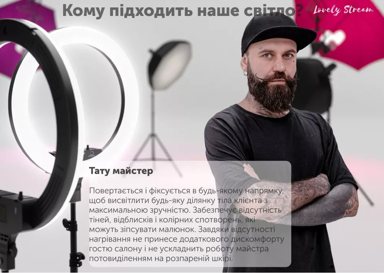 LED лампа Lovely Stream 12'' Full set 30.5 см Фото №3