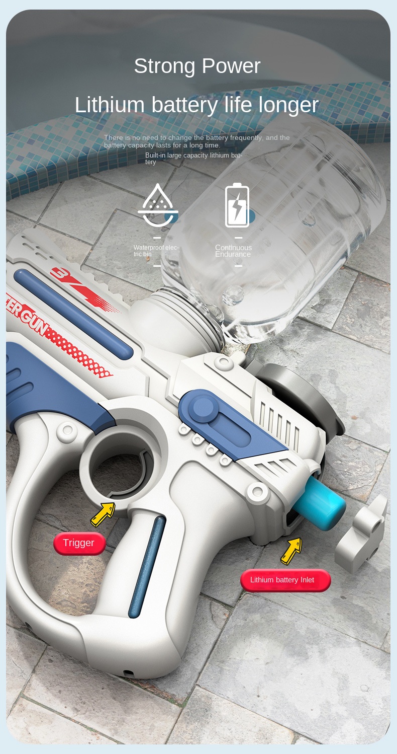 Водяной автоматический бластер Water Gun Blaster (blue)