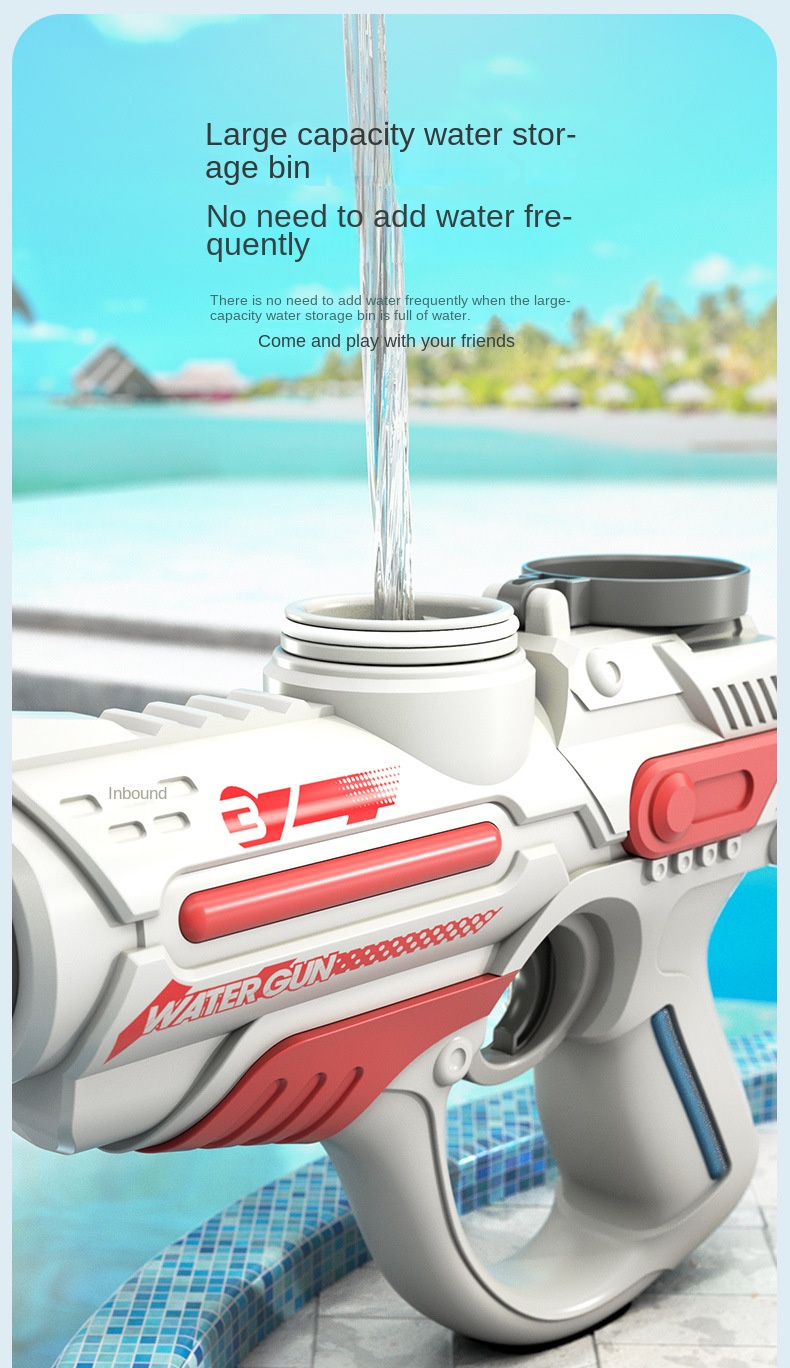 Water Gun Blaster (blue) электрический водный пистолет