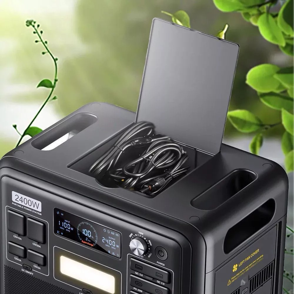 Choetech Portable Power Station BS008 LiFePO4 2400W 2048Wh 640000mAh Фото №13