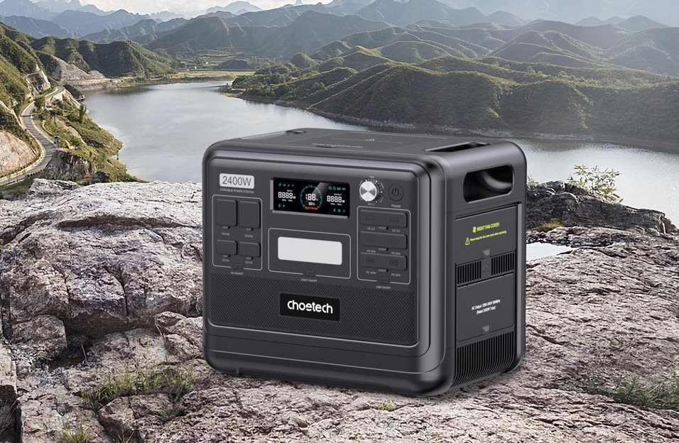 Choetech Portable Power Station BS008 LiFePO4 2400W 2048Wh 640000mAh Фото №5