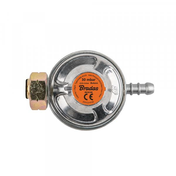 Редуктор газовый BRADAS Shell, украинский стандарт, 30мбар, 1.5кг/г