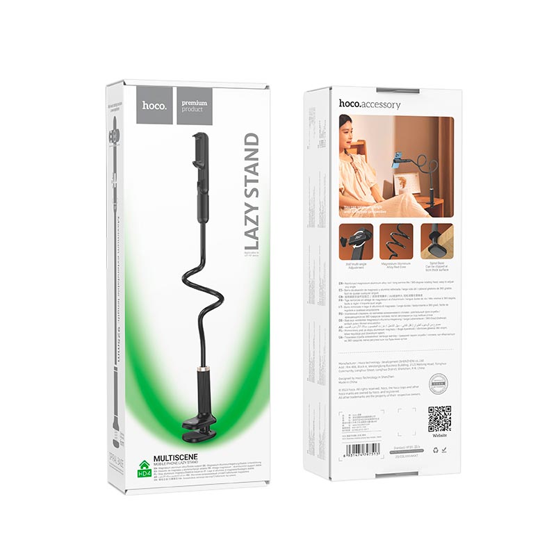 HOCO Seaview Mobile Phone Lazy Holder HD4 Flexible Universal Holder up to 7 inches with clamps Изображение #4 HOCO Seaview Mobile Phone Lazy Holder HD4 Flexible Universal Holder up to 7 inches with clamps Фото №4