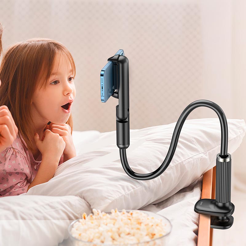 HOCO Seaview Mobile Phone Lazy Holder HD4 Flexible Universal Holder up to 7 inches with clamps Изображение #7 HOCO Seaview Mobile Phone Lazy Holder HD4 Flexible Universal Holder up to 7 inches with clamps Фото №7